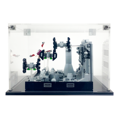 LEGO 75329 - 3mm thick Custom Acrylic Display Case for Death Star Trench Run (5.5h x 10w x 8d) by Display Geek Flying Box 3mm thick dust and dirt protection