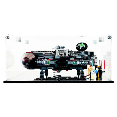 LEGO Model 75389 - 3mm thick Custom Acrylic Display Case for Star Wars The Dark Falcon Horizontal (6h x 18.5w x 13.8d)