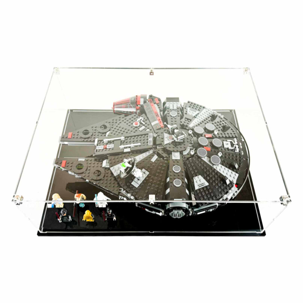 LEGO Model 75389 - 3mm thick Custom Acrylic Display Case for Star Wars The Dark Falcon Horizontal (6h x 18.5w x 13.8d)