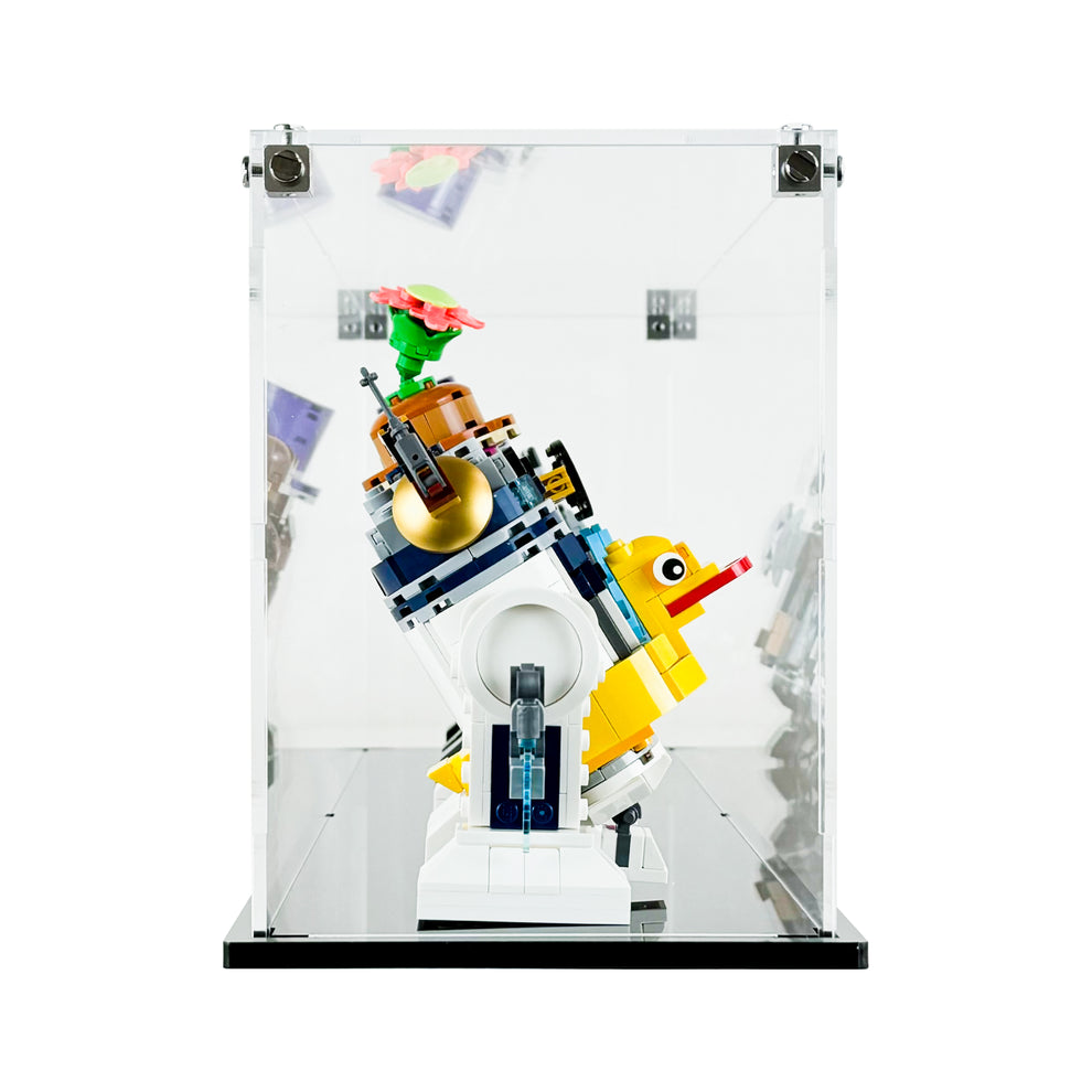 LEGO Model 75392 - 3mm thick Custom Acrylic Display Case for Star Wars Creative Play Droid Builder (7h x 18w x 5d)