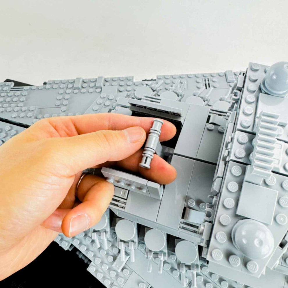 LEGO 75394 - 3mm thick Custom Acrylic Display Case for Imperial Star Destroyer (10h x 20w x 12d) by Display Geek Flying Box 3mm thick dust and dirt protection