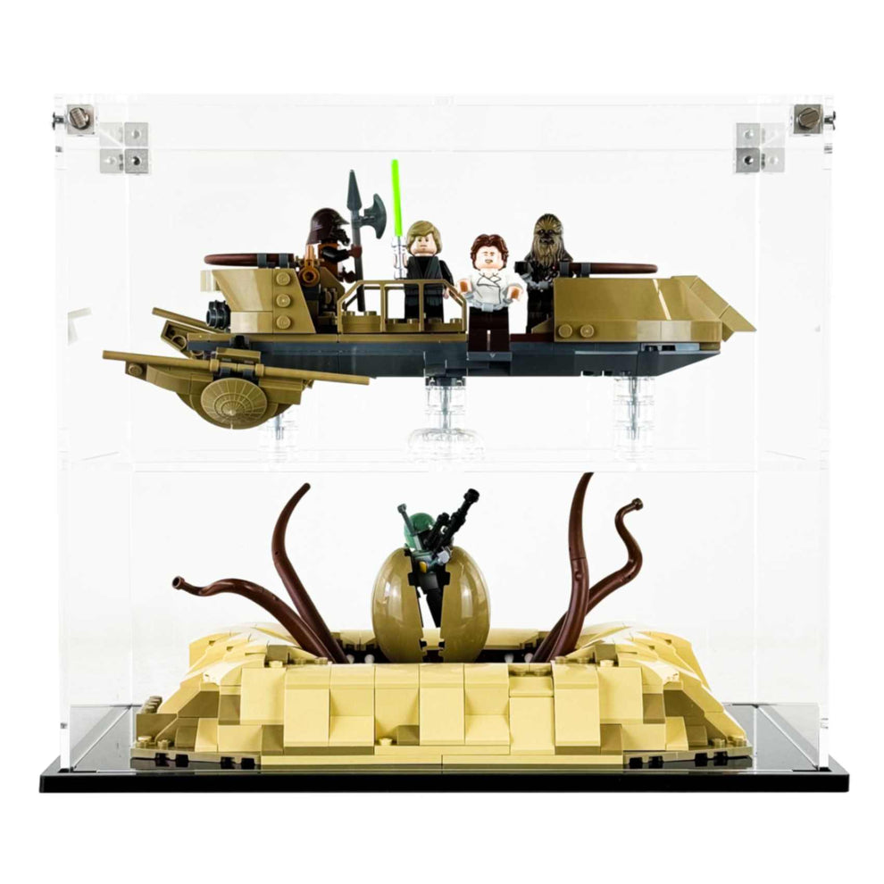 LEGO Model 75396 - 3mm thick Custom Acrylic Display Case for Star Wars Desert Skiff & Sarlacc Pit (9.3h x 10.5w x 6.5d)