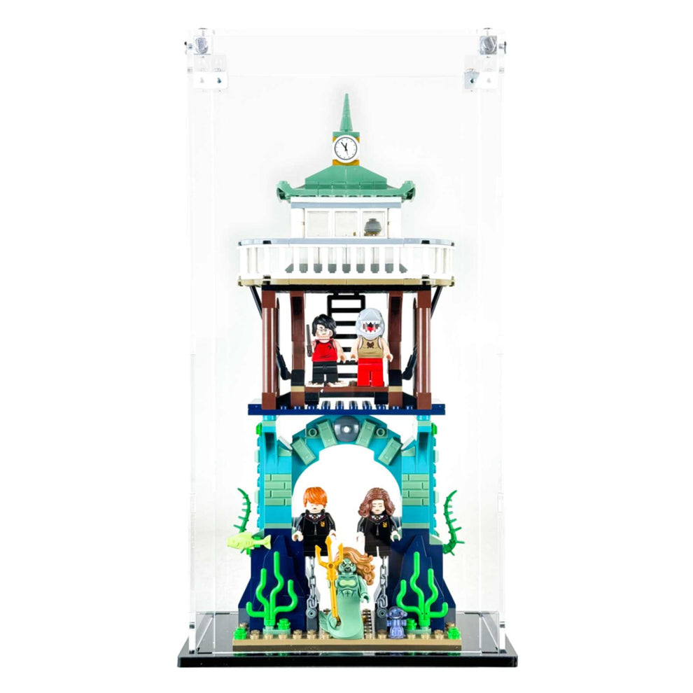 LEGO Model 76420 - 3mm thick Custom Acrylic Display Case for Harry Potter Triwizard Tournament The Black Lake (13.4h x 6.75w x 3.75d)