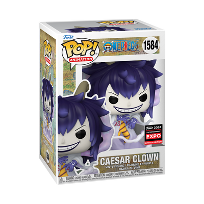 Funko Pop Animation: One Piece - Caesar Clown (2024 C2E2 OFFICIAL EVENT EXCLUSIVE)