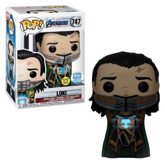 POP! Marvel: 747 Avengers (End Game), Loki (GITD) Exclusive