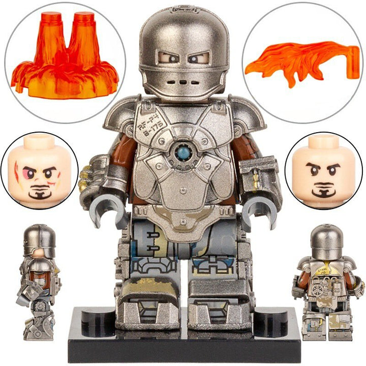 Tony Stark All Iron Man Lego Minifigures Tony Stark Mark 17 Iron
