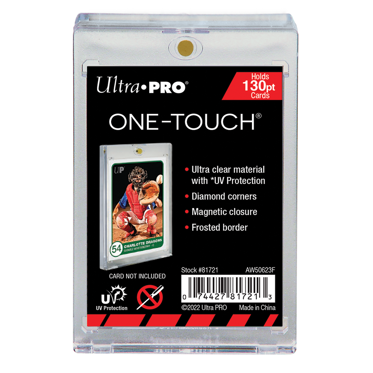 Protective Case for ALL TYPES of Trading Cards (UV ONE-TOUCH Magnetic Holder)