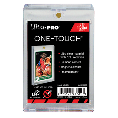 Protective Case for ALL TYPES of Trading Cards (UV ONE-TOUCH Magnetic Holder)