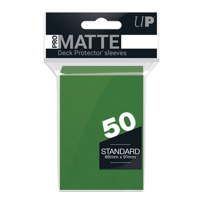 Matte Protector Sleeves for Trading Card Games, Standard Size Deck (50-100 pack)