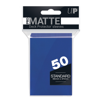 Matte Protector Sleeves for Trading Card Games, Standard Size Deck (50-100 pack)