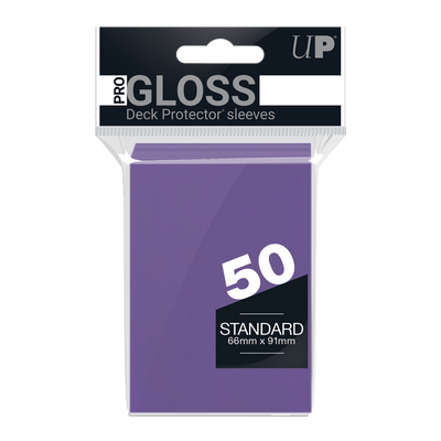 Gloss Protector Sleeves for Trading Card Games, Standard Size Deck (50-100 pack)