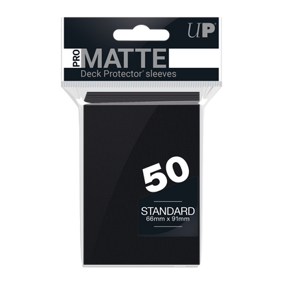 Matte Protector Sleeves for Trading Card Games, Standard Size Deck (50-100 pack)