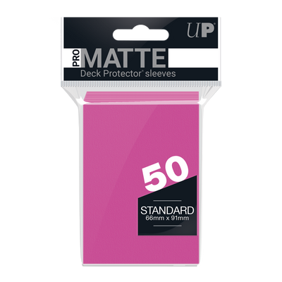 Matte Protector Sleeves for Trading Card Games, Standard Size Deck (50-100 pack)