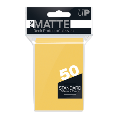 Matte Protector Sleeves for Trading Card Games, Standard Size Deck (50-100 pack)