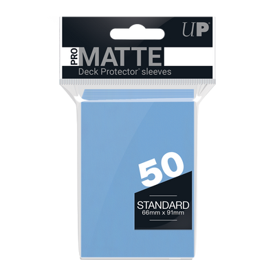 Matte Protector Sleeves for Trading Card Games, Standard Size Deck (50-100 pack)