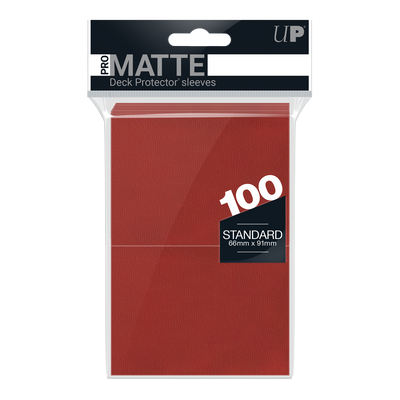 Matte Protector Sleeves for Trading Card Games, Standard Size Deck (50-100 pack)