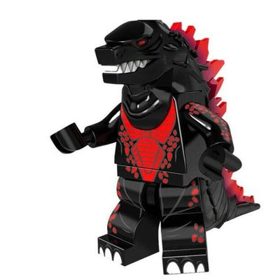 Godzilla Black (Godzilla) - Custom Building Blocks Mini Figures Compatible with LEGO