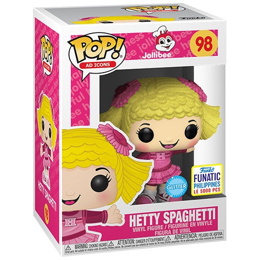 POP! Ad Icons: 98 Jollibee, Hetty Spaghetti (GL) (5000 PCS) Exclusive