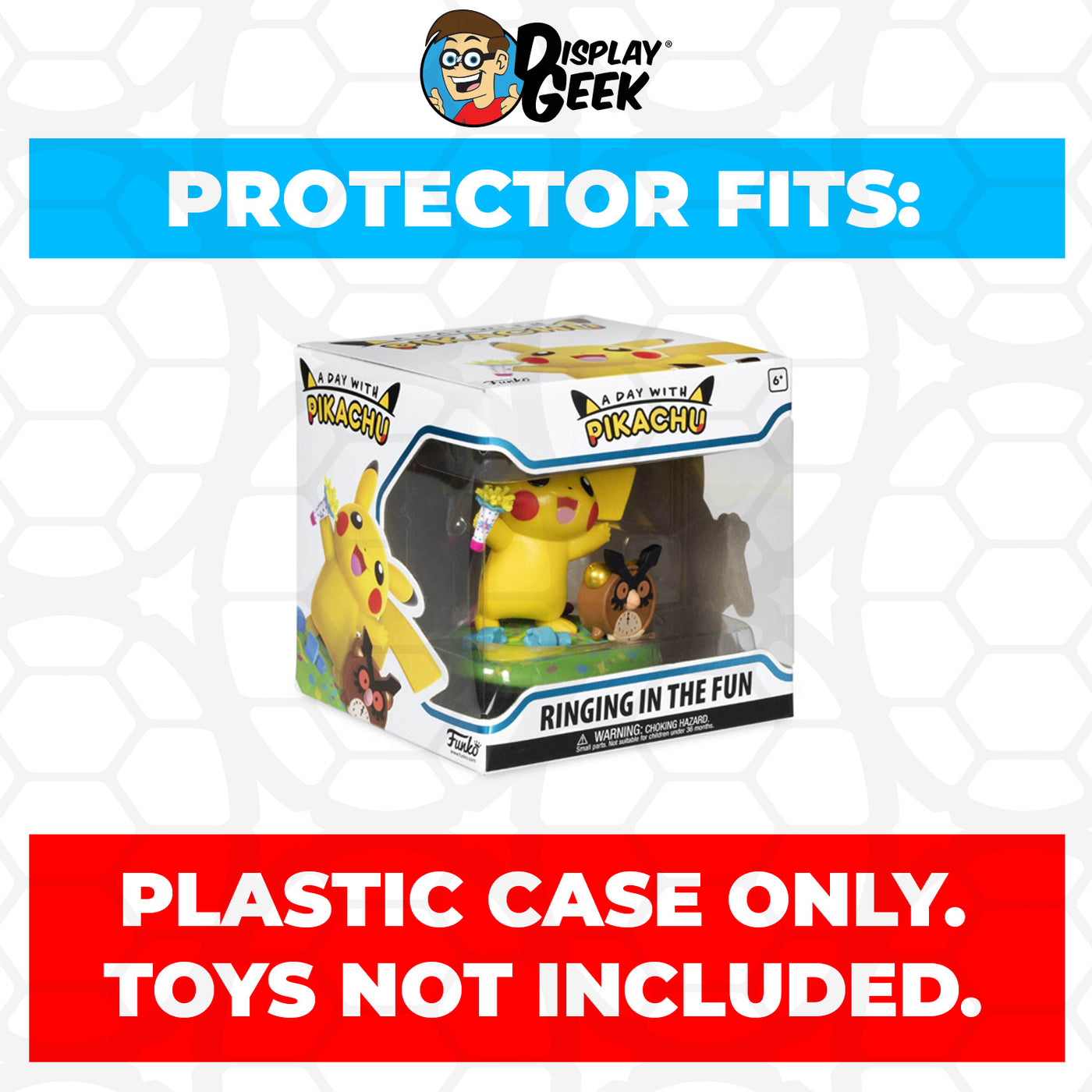 Pop Protector for Ringing in the Fun Funko A Day with Pikachu on The Protector Guide App by Display Geek