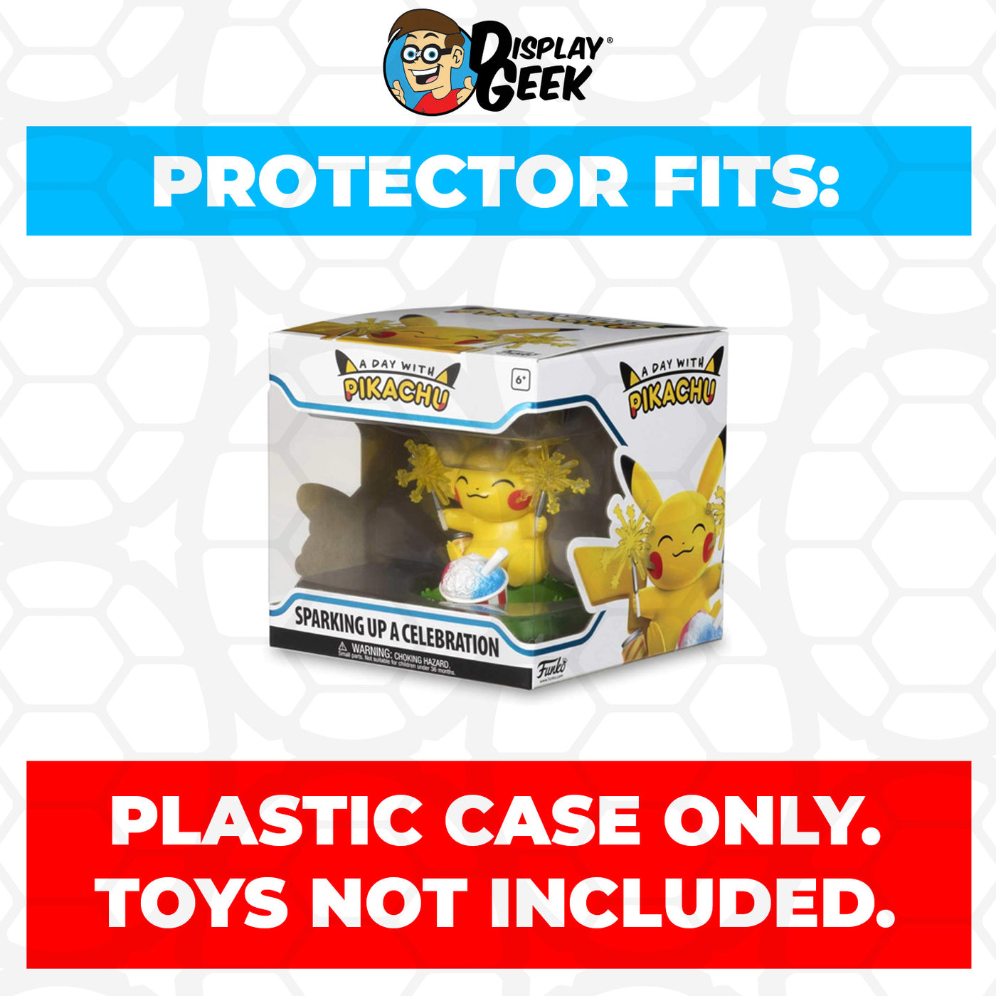 Pop Protector for Sparking up a Celebration Funko A Day with Pikachu on The Protector Guide App by Display Geek