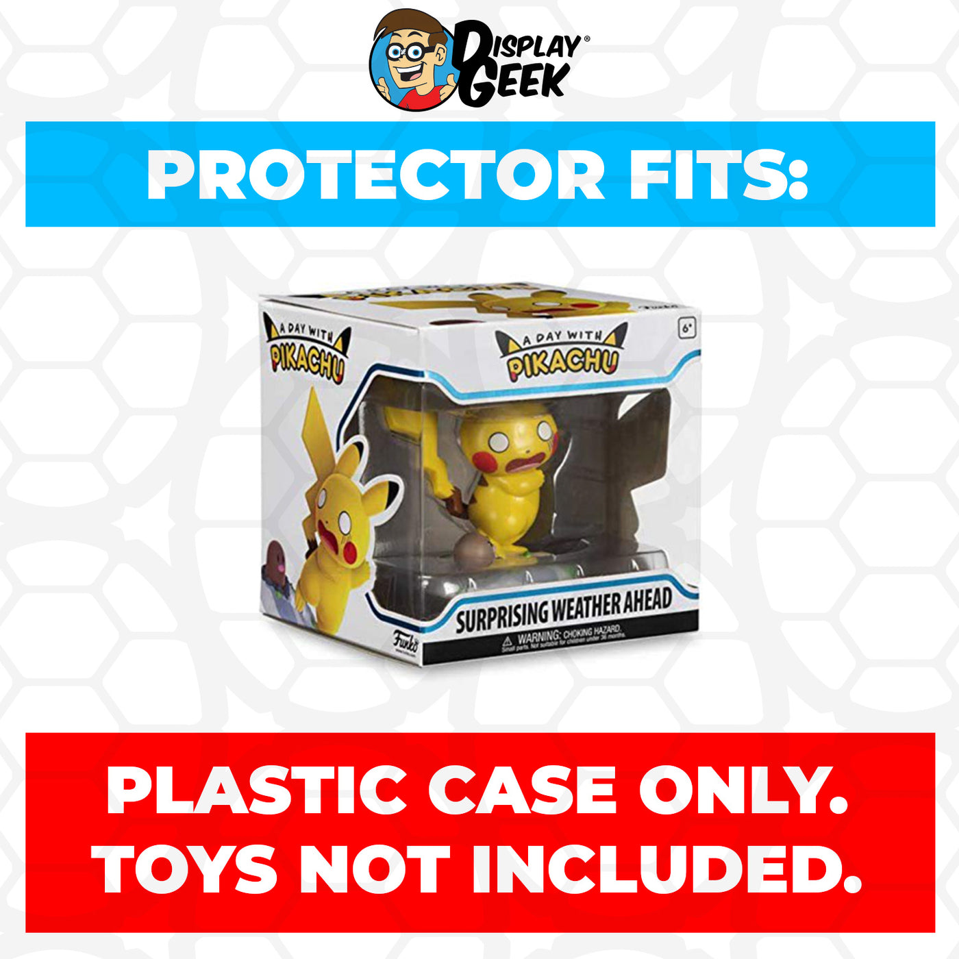 Pop Protector for Surprising Weather Ahead Funko A Day with Pikachu on The Protector Guide App by Display Geek