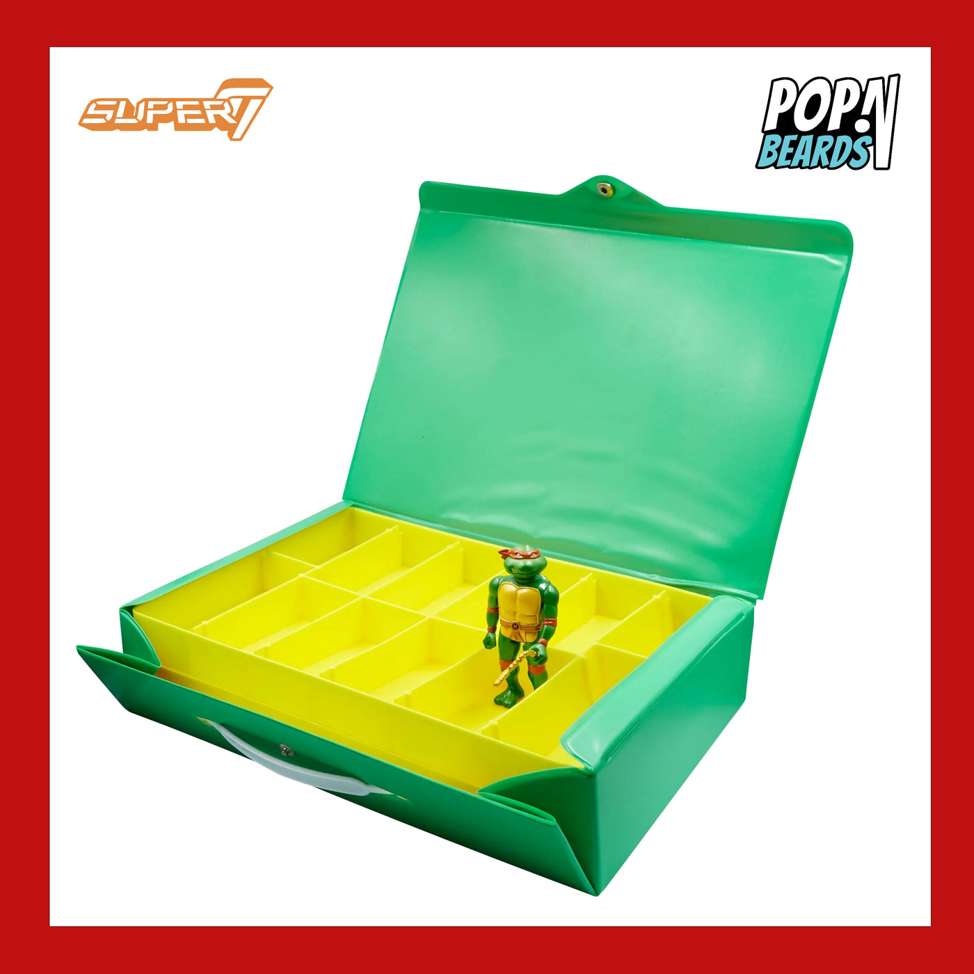 Super7: ReAction Carrying Case (TMNT), Michelangelo (MT)