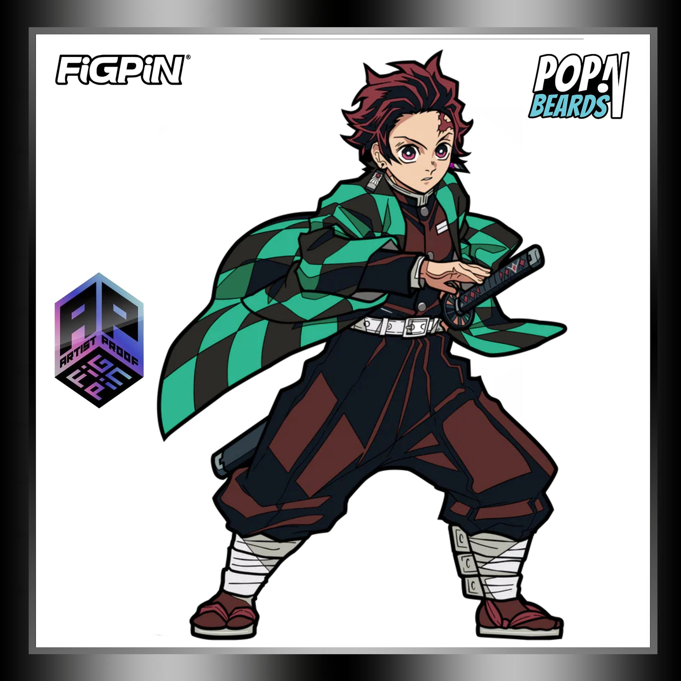 FiGPiN: 1210 Demon Slayer, Tanjiro Kamado