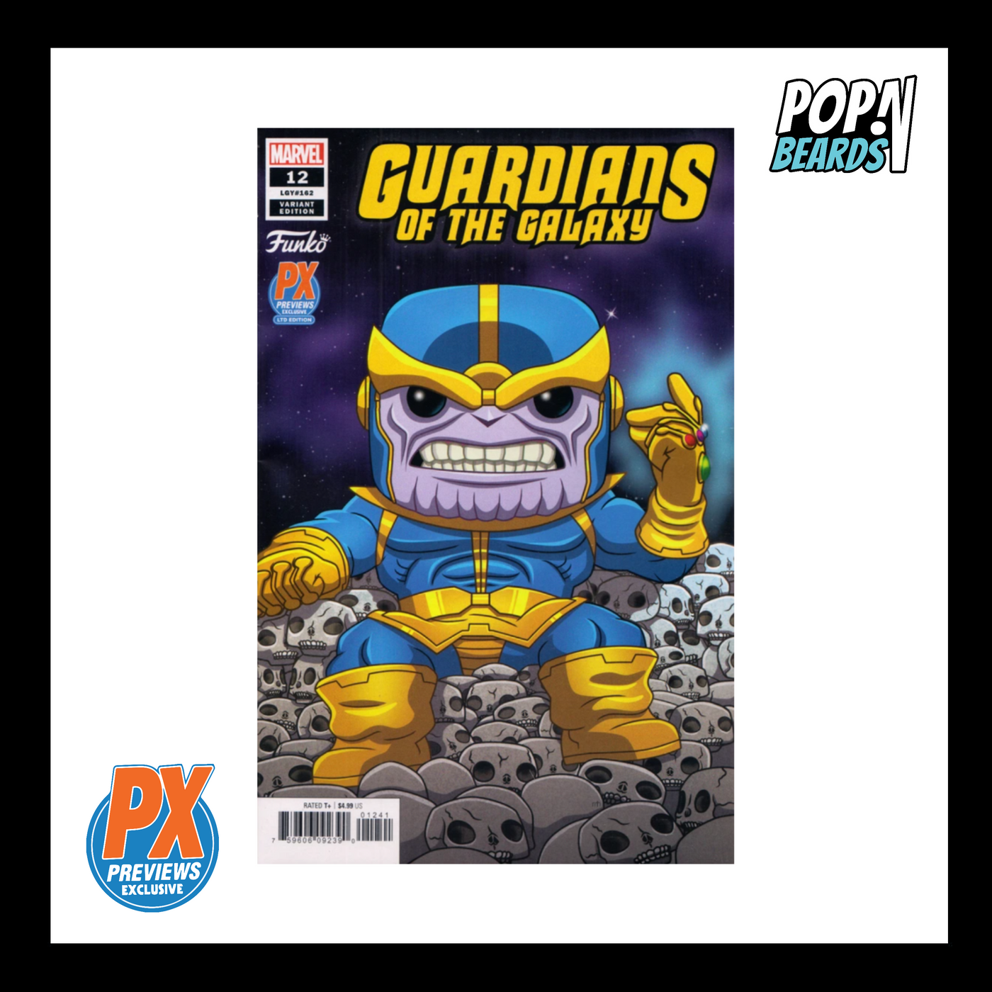 Funko Comic: 12 Marvel, GOTG (LGY#162) (Variant) Exclusive