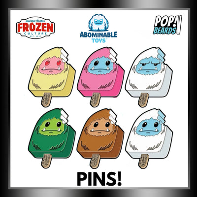 AH: Pins (Frozen Culture x Abominable Toys, Chomp (S1) Exclusive