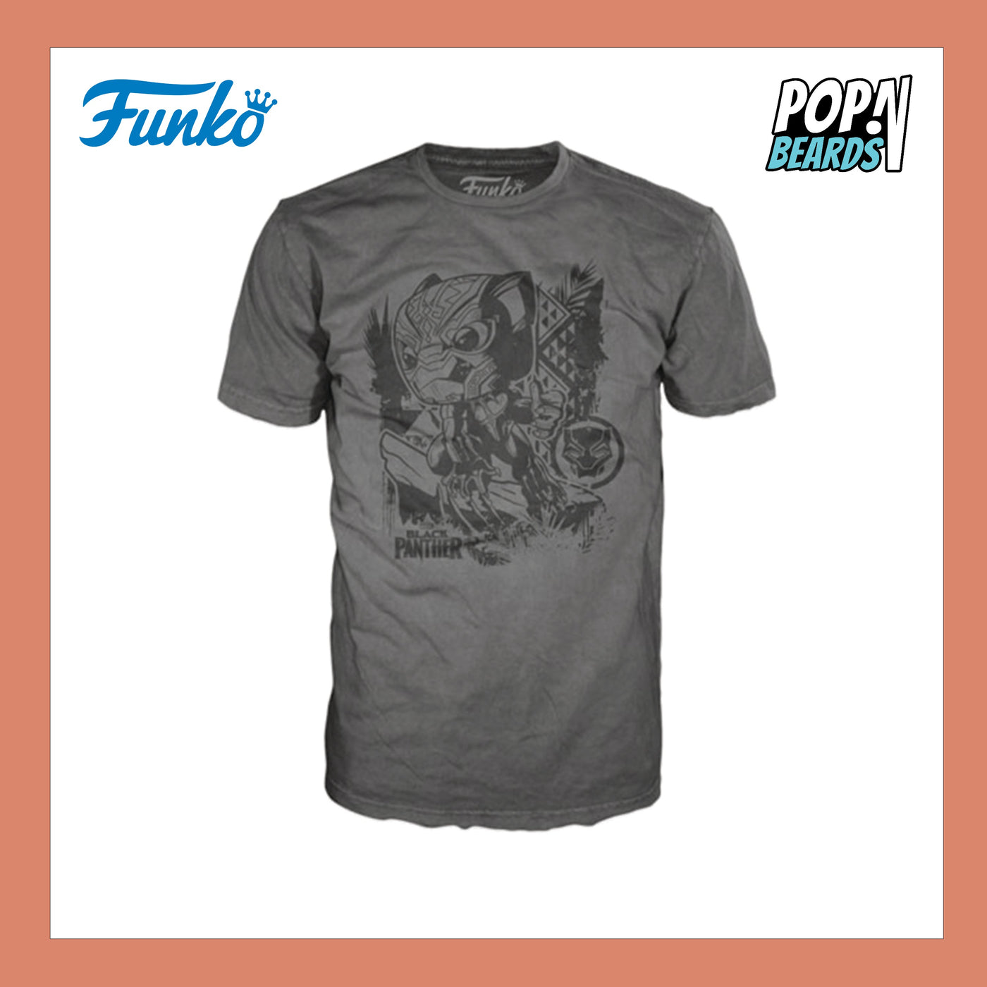 POP! Tees: Marvel (Black Panther), Jungle