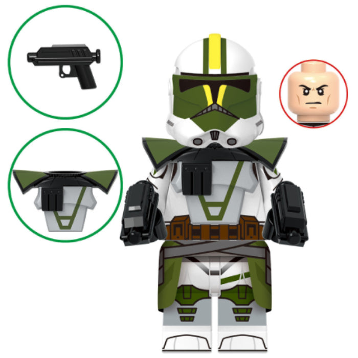 Doom Arc Trooper Clone Trooper (Star Wars) - Custom Building Blocks Mini Figures Compatible with LEGO