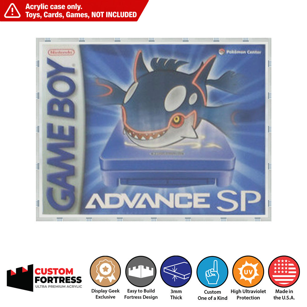 Custom Acrylic Hard Case for GAME BOY ADVANCE SP NYC POKEMON