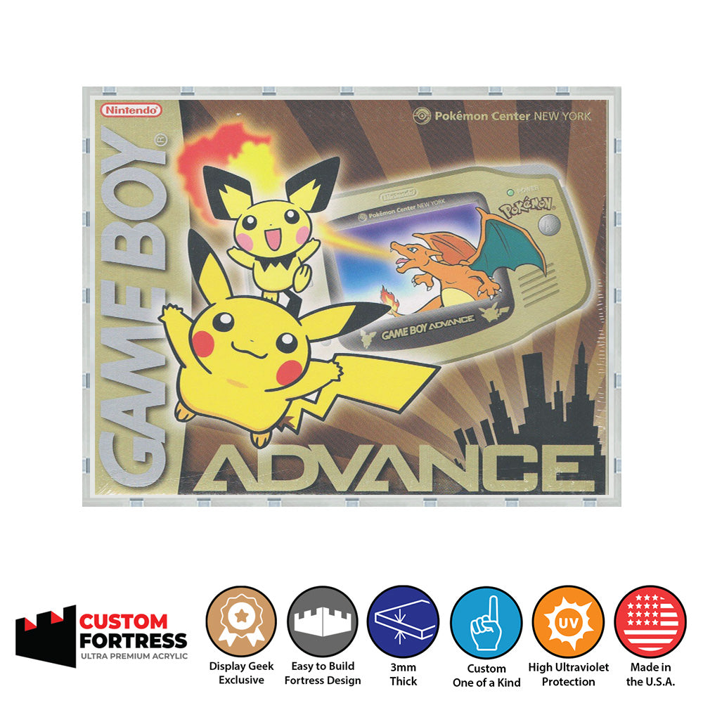 Custom Acrylic Hard Case for GAME BOY ADVANCE SP PIKACHU TOYS R US
