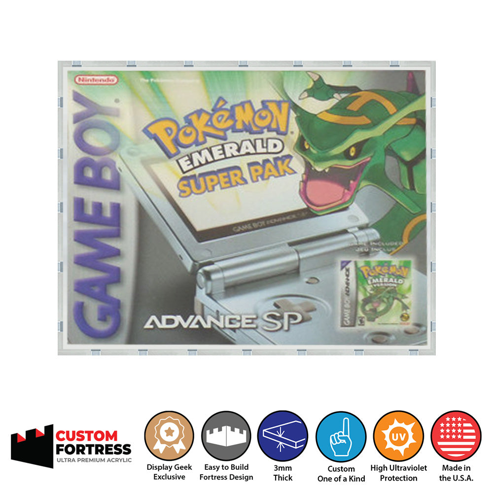 Custom Acrylic Hard Case for GAME BOY ADVANCE SP PIKACHU TOYS R US