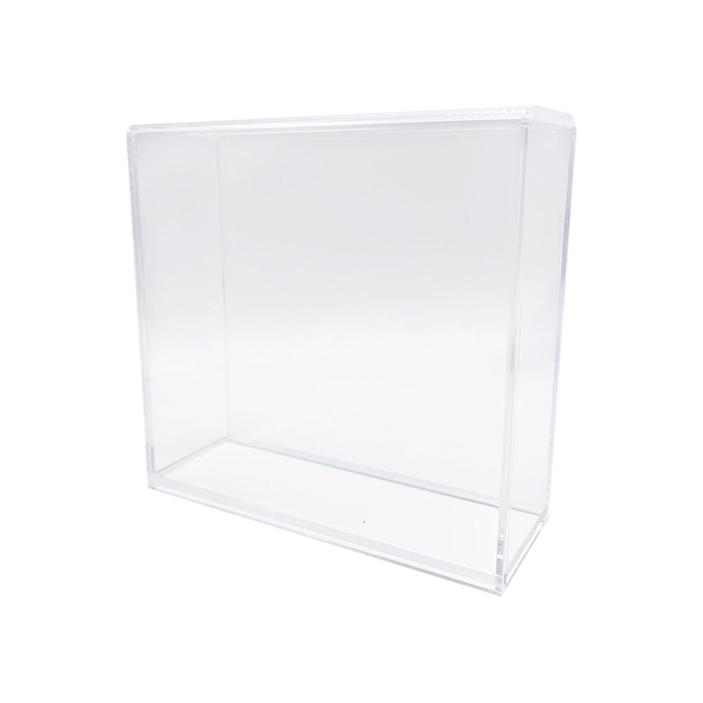 Acrylic Case for CD Double Disc Standard Jewel Cases, 4mm thick, UV Resistant & Magnetic Slide Bottom