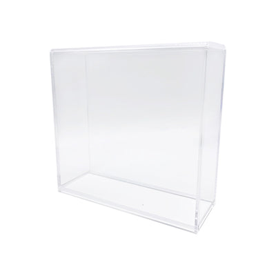 Acrylic Case for CD Double Disc Standard Jewel Cases, 4mm thick, UV Resistant & Magnetic Slide Bottom