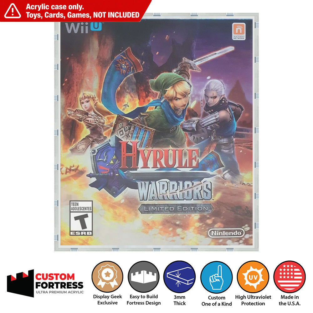 Custom Acrylic Hard Case for ZELDA HYRULE WII U NEW YORK STORE