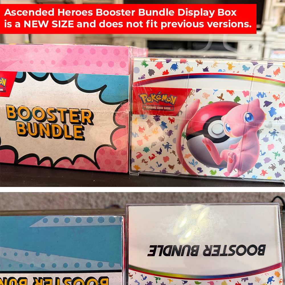 Custom Acrylic Hard Case for Pokemon TCG Ascended Heroes Booster Bundl