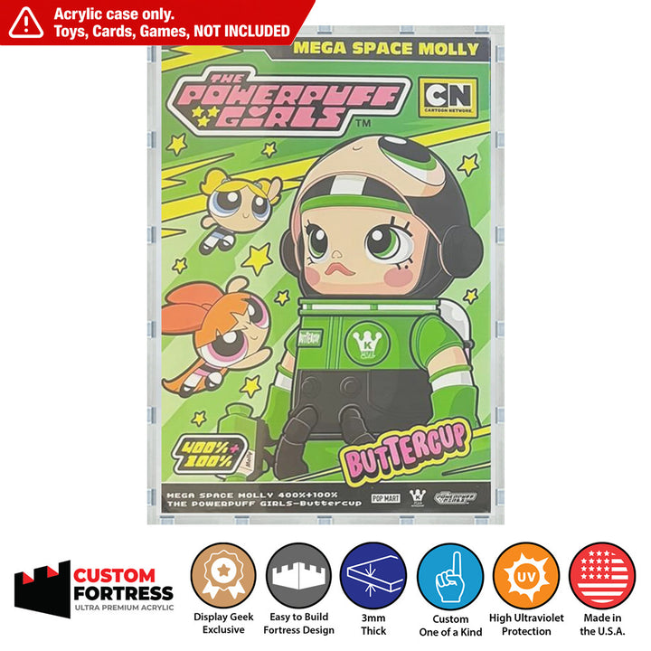 Custom Acrylic Hard Case for MEGA SPACE MOLLY 400% POWERPUFF GIRLS BUT