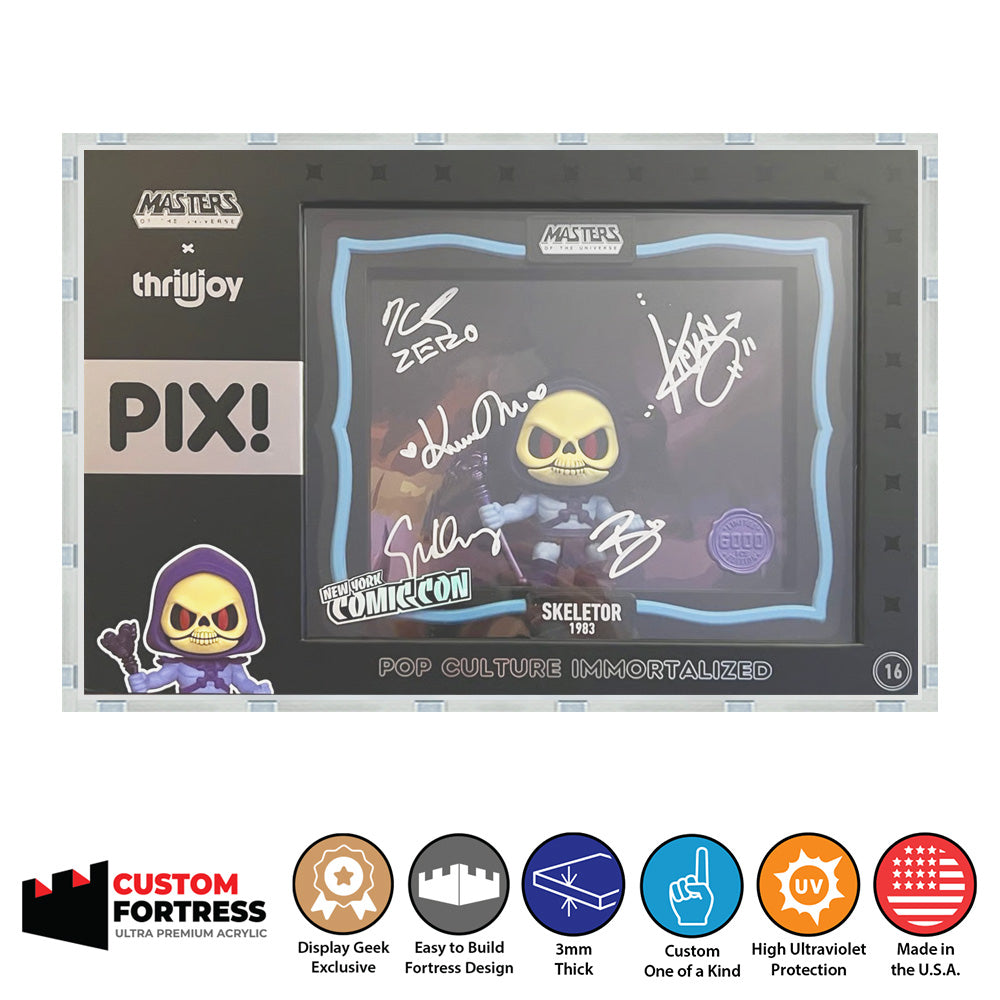 Custom Acrylic Hard Case for PIX! PANORAMIX Thrilljoy Boxes (3mm thick, UV Resistant) Fits 10h x 15w x 5.9d
