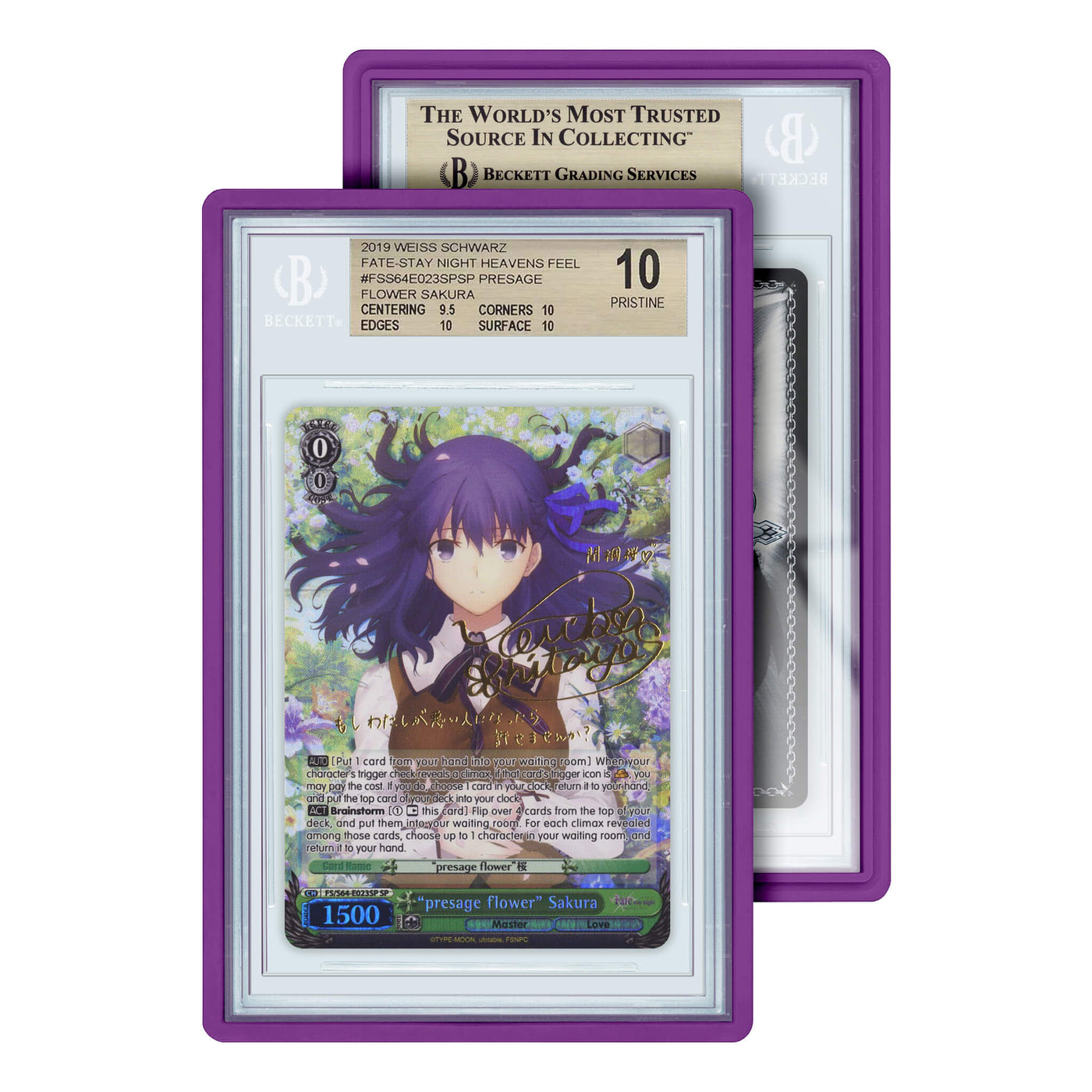 Purple Standard Protective Case for Graded Cards (BGS) - GradedGuard