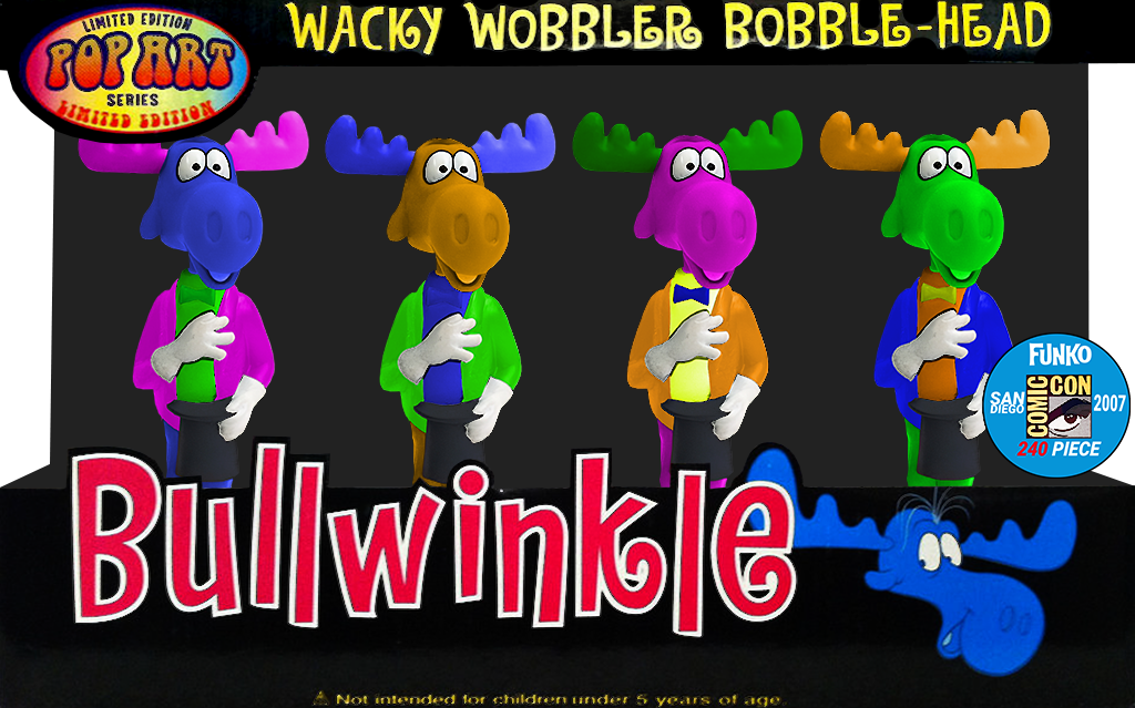 Wacky Wobbler: Bullwinkle (240 PCS) Exclusive