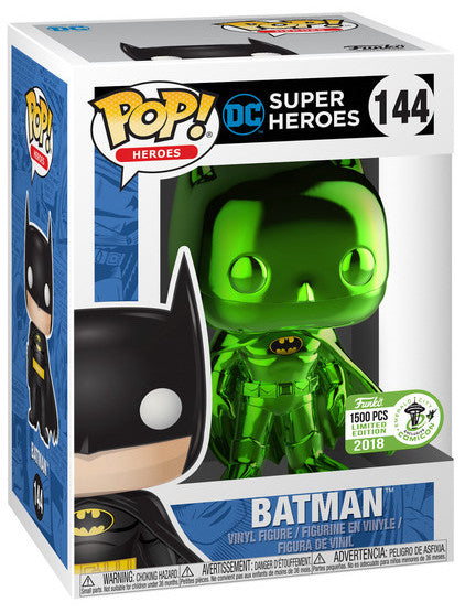 POP! Heroes: 144 DCSH, Batman (Green CRM) (1,500 PCS) Exclusive
