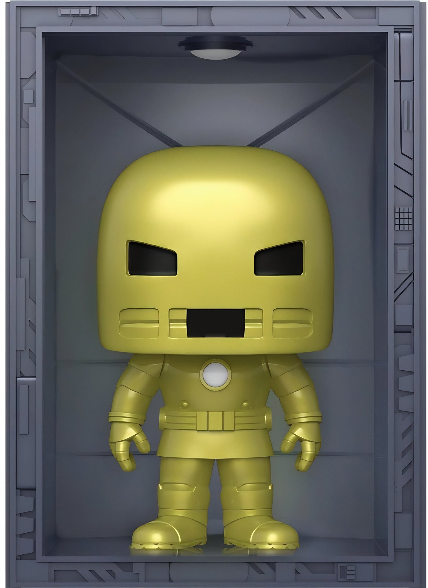 POP! Deluxe (Super): 1035 Hall of Armor, Iron Man Model 1 Exclusive