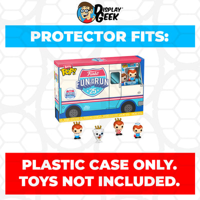 Pop Protector for Bitty Pop Fun on the Run Series Outer Box Funko on The Protector Guide App by Display Geek