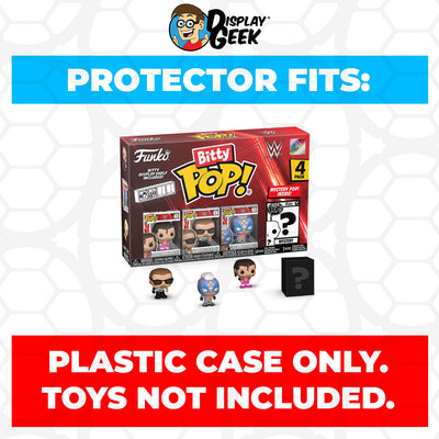 Pop Protector for Bitty Pop WWE Series Outer Box Funko on The Protector Guide App by Display Geek