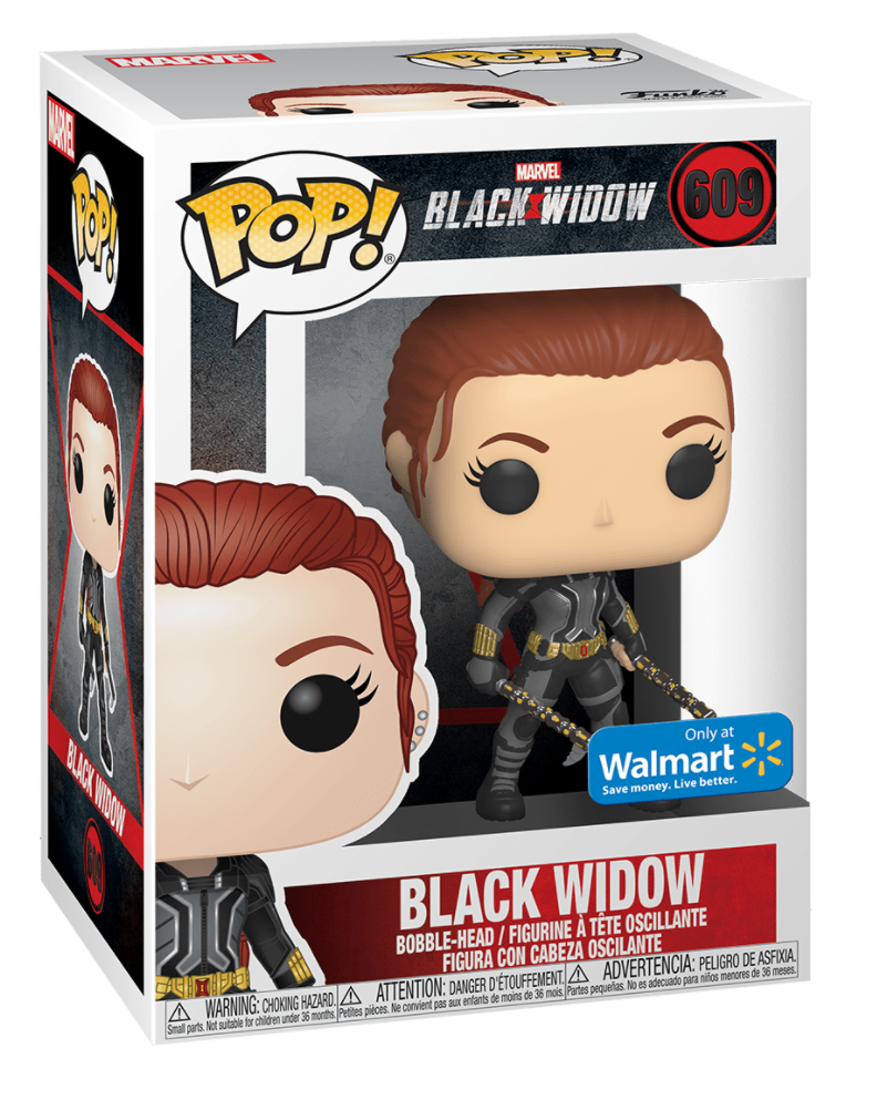 POP! Marvel: 609 Black Widow, Black Widow (GRY Suit) Exclusive