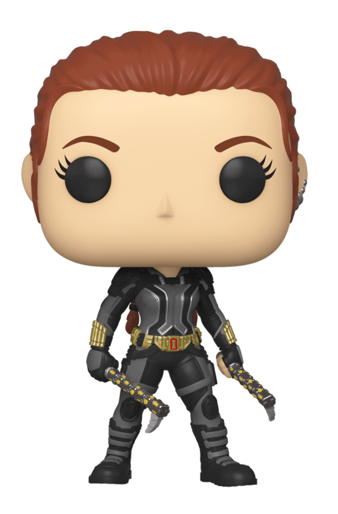 POP! Marvel: 609 Black Widow, Black Widow (GRY Suit) Exclusive