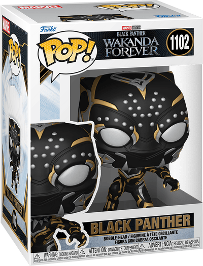 POP! Marvel: 1102 Wakanda Forever, Black Panther (Crouching)