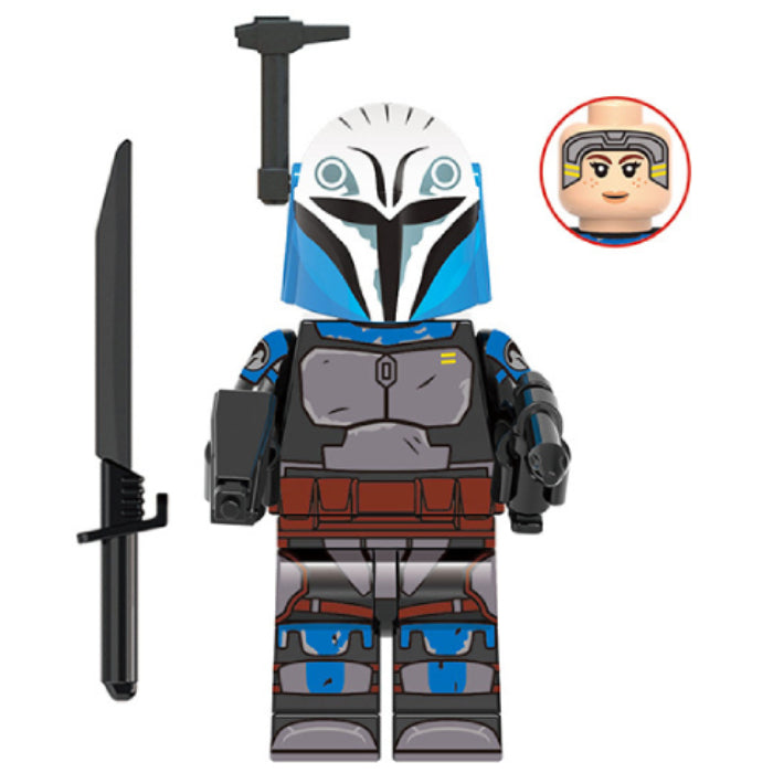 Bo Katan Kryze Mandalorian (Star Wars) - Custom Building Blocks Mini Figures Compatible with LEGO